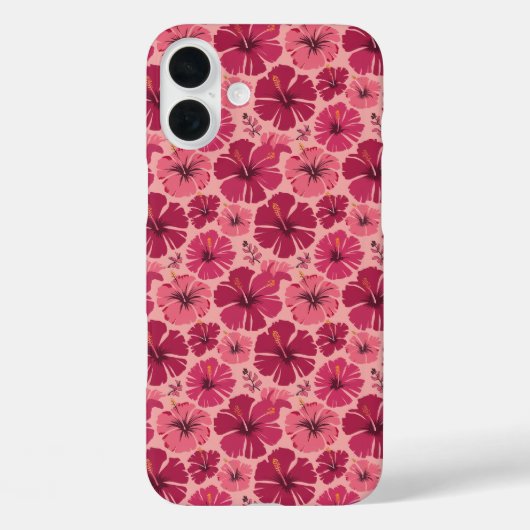 Tropisch rosa Hibiskus Freude Case-Mate iPhone Hülle (Rückseite)