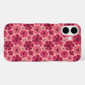 Tropisch rosa Hibiskus Freude Case-Mate iPhone Hülle (Rückseite (Horizontal))