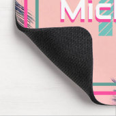 Tropisch rosa Name und erste Mousepad (Ecke)