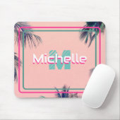 Tropisch rosa Name und erste Mousepad (Mit Mouse)