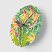 tropisch runde wanduhr (Winkel)