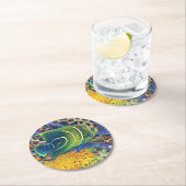 tropisch runder pappuntersetzer (Vor Ort)