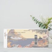 Tropisch Save the Date - Erste Klasse 2A (Stehend Vorderseite)