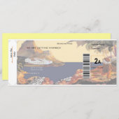 Tropisch Save the Date - Erste Klasse 2A (Vorne/Hinten)