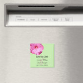 Tropisch Save the Date (grün) Magnet (In Situ (Geschirrspüler))