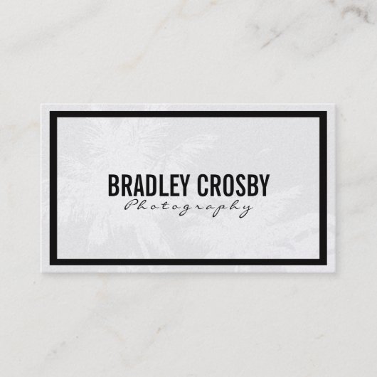 tropisch | Veränderung Visitenkarte (Vorderseite)