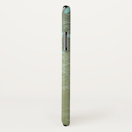 Tropisch verblasste Blätter Case-Mate iPhone Hülle (Hinten/Rechts)