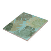 Tropisch verblasste Blätter Fliese (Seite)