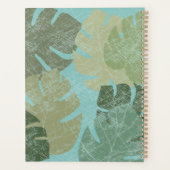 Tropisch verblasste Blätter Planer (Rückseite)