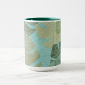 Tropisch verblasste Blätter Tasse (Zentrum)