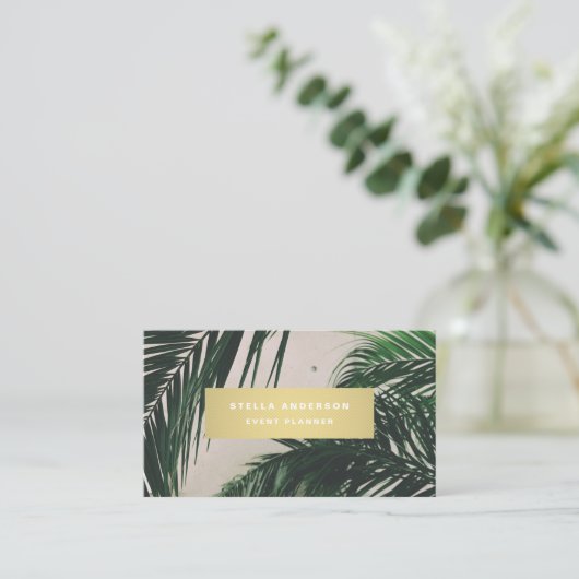 tropisch visitenkarte (Stehend Vorderseite)
