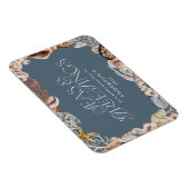 Tropisch warme Weihnachtssee & Grüße modern Magnet (Rechte Seite)