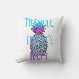 Tropisch wie seine heiße Ananas Kissen