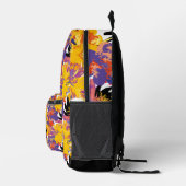 Tropisch wild. bedruckter rucksack (Rechts)