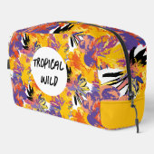 Tropisch wild. waschbeutel (Rechte Ecke)
