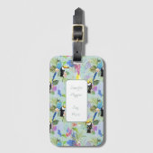 Tropische Abstraktionen Gepäckanhänger (Vorderseite Vertikal)