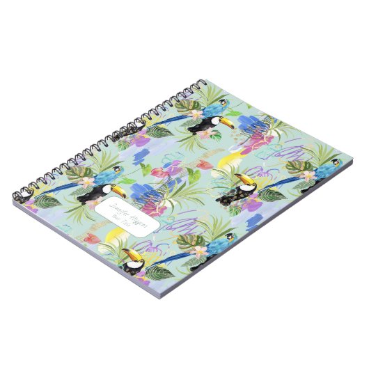 Tropische Abstraktionen Notizblock (Linke Seite)