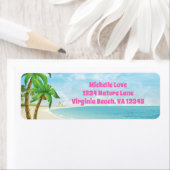 Tropische Adresse des Strandes und Palmen Trees (Insitu)