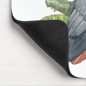 Tropische Afrikaner GreysMouse Auflage Mousepad (Ecke)