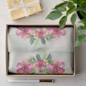 Tropische Aloha-Blume Botanische Hochzeit Seidenpapier (Geschenk)