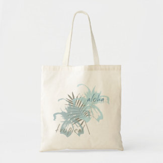 Tropische Aloha-Blume Tragetasche