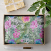 Tropische Aloha Exotic Dschungel-Blume Seidenpapier (Geschenk)
