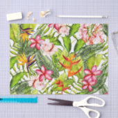 Tropische Aloha exotische Dschungel-Blumen Seidenpapier (Handwerk)