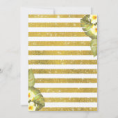 Tropische Aloha Grüne Ananas Geburtstag Einladung (Rückseite)