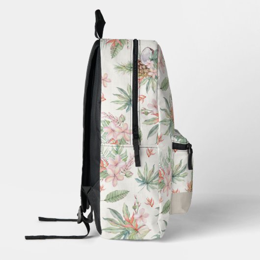 Tropische Ananas-Ananas-Kokosnuss Wasserfarbe Bedruckter Rucksack (Links)