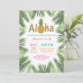 Tropische Ananas Brautdusche Einladung (Stehend Vorderseite)