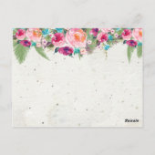 Tropische Ananas-Bücher für Baby Postkarte (Rückseite)