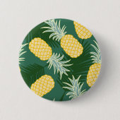 Tropische Ananas Button (Vorderseite)