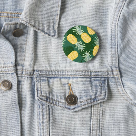 Tropische Ananas Button (Beispiel)