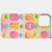 Tropische Ananas Case-Mate iPhone Hülle (Rückseite (Horizontal))