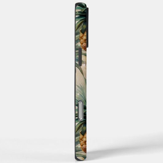 Tropische Ananas Case-Mate iPhone Hülle (Rückseite / Rechts)