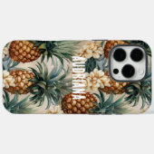 Tropische Ananas Case-Mate iPhone Hülle (Rückseite (Horizontal))