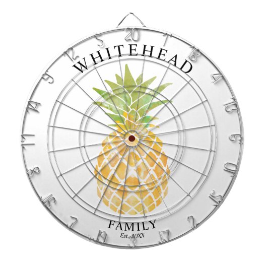Tropische Ananas Dartscheibe (vorne)