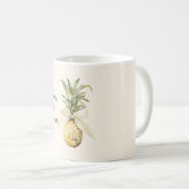 Tropische Ananas-Frucht Cream Bow Kaffeetasse (VorderseiteRechts)