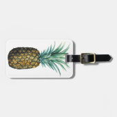 Tropische Ananas Gepäckanhänger (Vorderseite horizontal)
