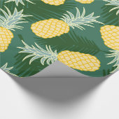 Tropische Ananas Geschenkpapier (Ecke)