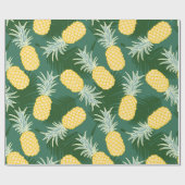 Tropische Ananas Geschenkpapier (Flach)