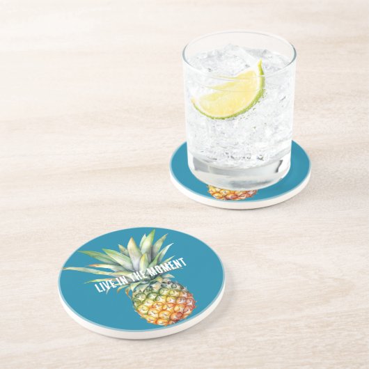 Tropische Ananas Getränkeuntersetzer (Seite)