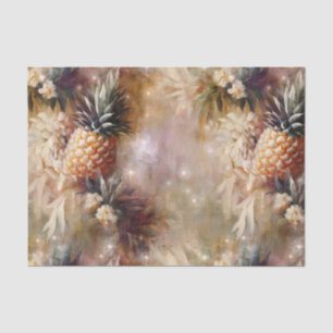 Tropische Ananas Glanz Brautparty Seidenpapier