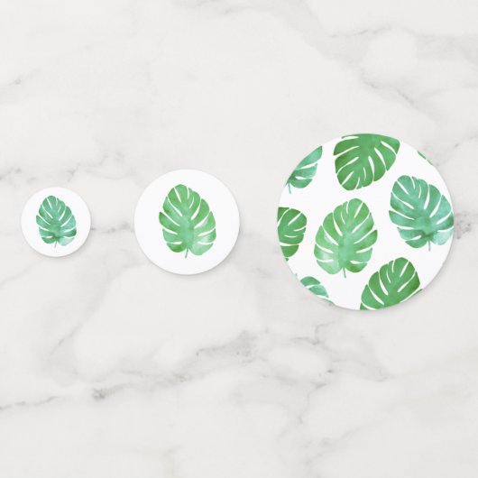 Tropische Ananas-Goldhochzeit Konfetti (Rückseiten)