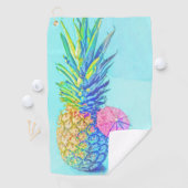 Tropische Ananas Golfhandtuch (Insitu)