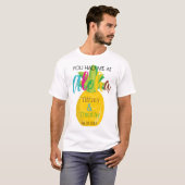 Tropische Ananas Hochzeit Du hattest mich in Aloha T-Shirt (Vorne ganz)