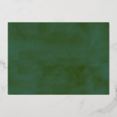 Tropische Ananas Hochzeit Foto Vielen Dank Folieneinladung (Rückseite)