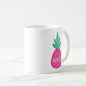 Tropische Ananas-Hostess Kaffeetasse (VorderseiteRechts)