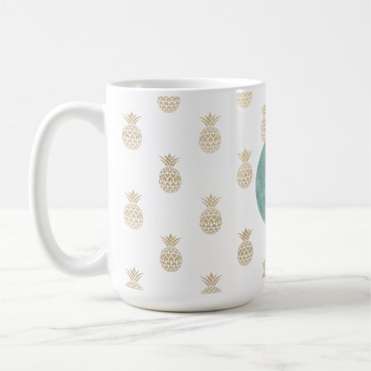 Tropische Ananas Kaffeetasse (Links)