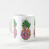 Tropische Ananas Kaffeetasse (Vorderseite Links)